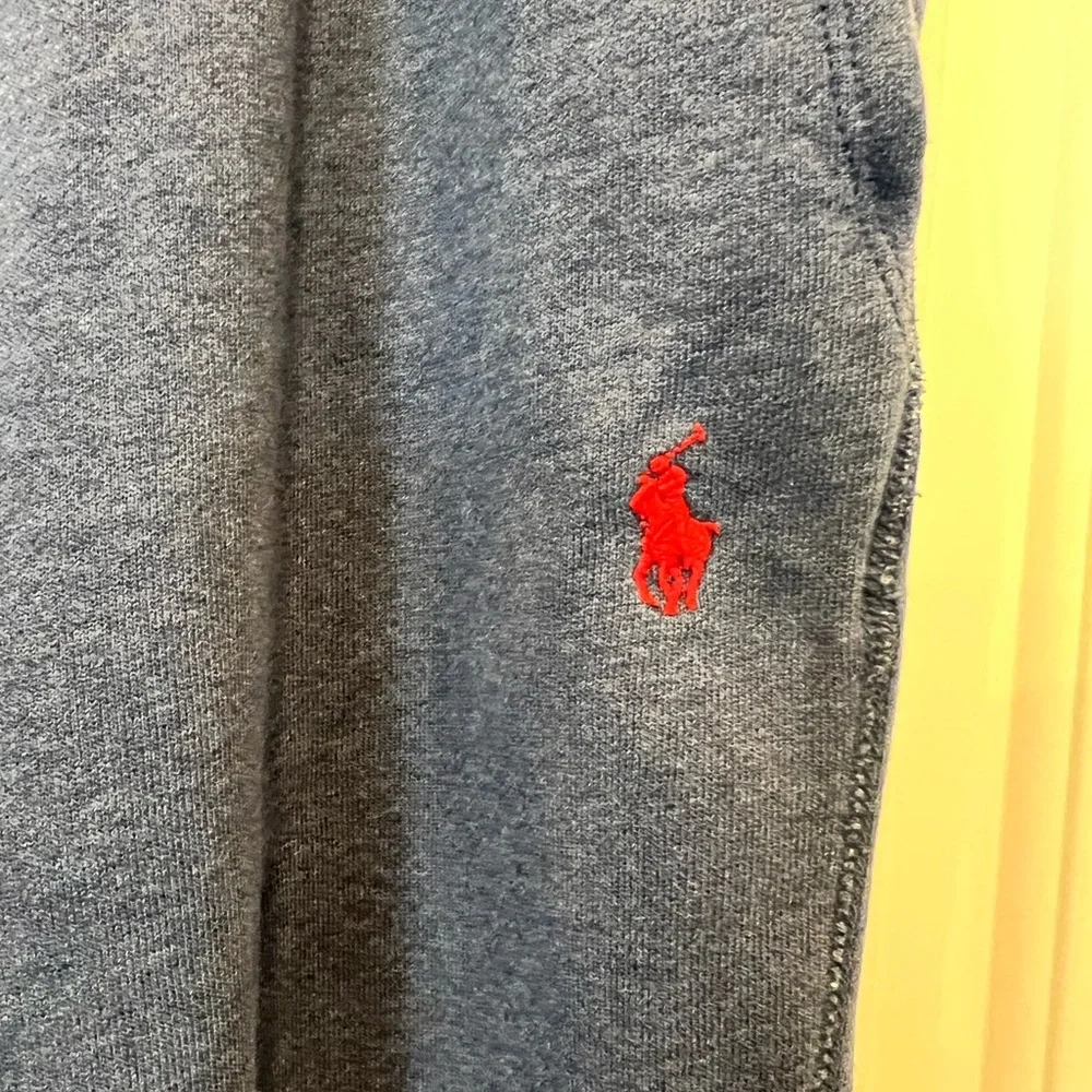 Polo Ralph Lauren Sweatpants Joggers Men's Medium Blue Red Pony Logo Drawstring